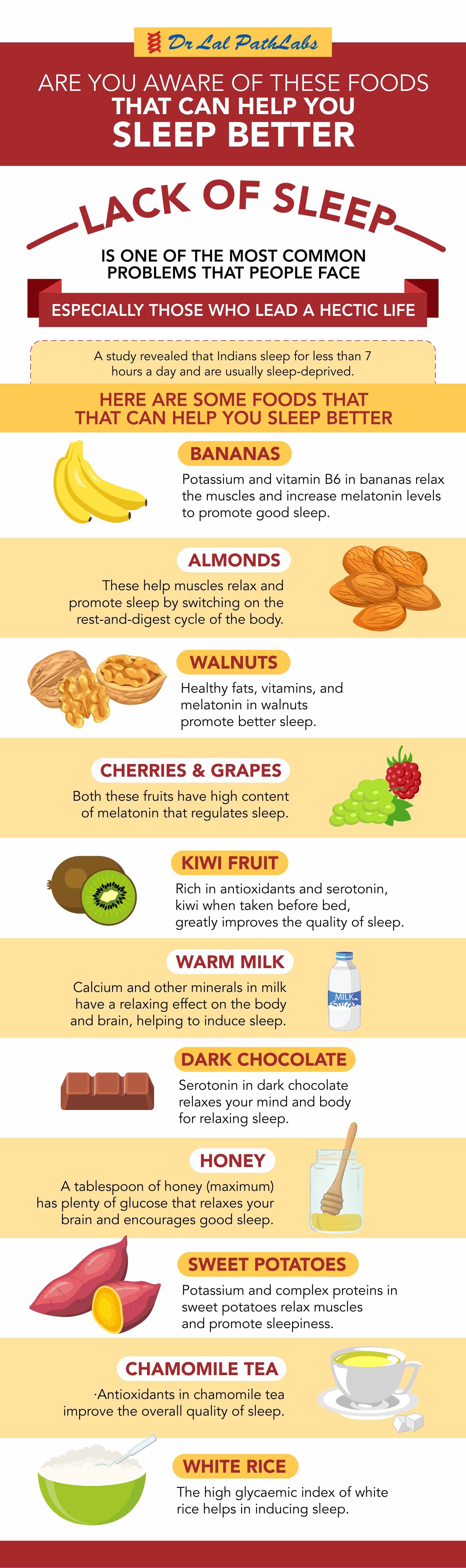 Are you aware of these foods that can help you sleep better