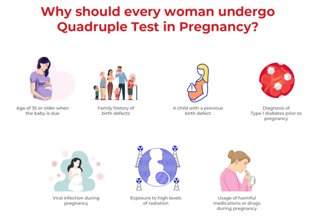 why quadruple test important in pregnancy